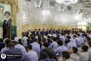 دیدار دانش&zwnj;آموزان مدارس امام رضا علیه&zwnj;السلام با تولیت آستان قدس رضوی