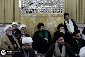 دیدار اعضاء مجمع خطبای حوزه علمیه خراسان با تولیت آستان قدس رضوی