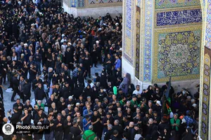 عزاداری روز شهادت امام رضا علیه&zwnj;السلام در حرم مطهر رضوی