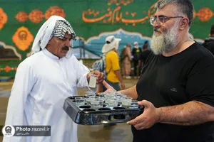 موکب آستان قدس رضوی در مرز مهران