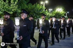 مراسم شام غریبان امام حسین(علیه&zwnj;السلام) در حرم مطهر رضوی