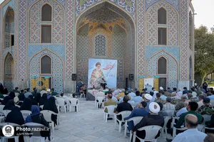 غبارروبی مزار شهدای مدفون در آرامگاه خواجه ربیع مشهد