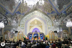 بزرگداشت سومین سالگرد شهادت سردار سلیمانی در حرم مطهر رضوی - 3