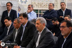 تشرف معاونین وزارت بهداشت و رؤسای دانشگاه&zwnj;های علوم پزشکی سراسر کشور به حرم مطهر رضوی