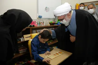 مهمانی یلدایی پدر با فرزندان امام رضایی شهید فیاض بخش