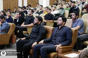 تجمع دانشجویان دانشگاه بین&zwnj;المللی امام رضا (ع) در اعتراض به جنایات رژیم صهیونیستی