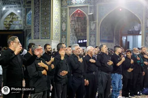 عزاداری هیئت&zwnj;&zwnj;های مذهبی استان مرکزی در حسینیه حرم