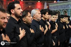 عزاداری سنتی شب پنجم محرم در &laquo;حسینیه حرم&raquo;