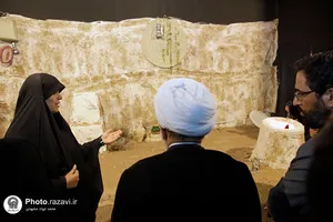 بازدید تولیت آستان قدس رضوی از موکب دخترانه نجمه