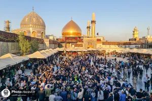 تشرف کاروان سفیران امام رضا علیه&zwnj;السلام به حرم امامین عسکریین