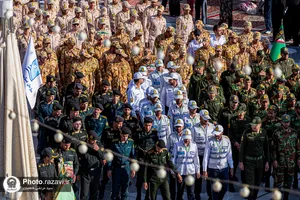بزرگداشت مقام سرباز در حرم مطهر رضوی 