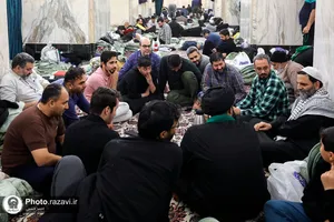 آیین معنوی اعتکاف در حرم مطهر رضوی-1