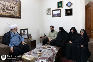 دیدار تولیت آستان قدس رضوی با خانواده سرداران شهید شوشتری و محمدزاده