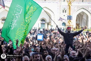 اجتماع عزاداران رضوی در حرم مطهر رضوی