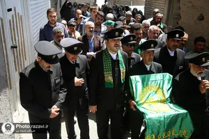 حضور خدام حرم مطهر رضوی در روستای ازغد