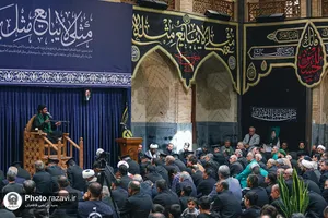 عزاداری دهه اول محرم با حضور تولیت آستان قدس رضوی