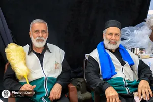 موکب خدمت رسانی جوانان رضوی در خیابان امام رضا علیه&zwnj;السلام