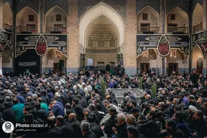 عزاداری روز عاشورای حسینی با حضور تولیت آستان قدس رضوی