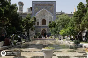 اعتکاف علمی طلاب در مدرسه تابستانی دارالعلم حرم مطهر رضوی-1