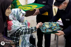 حضور جمعی از خدام حرم در مرکز نابینایان امام رضا علیه السلام