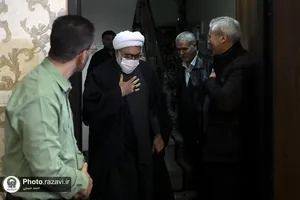 دیدار تولیت آستان قدس رضوی با خانواده شهیدان نظام دوست و آدینه
