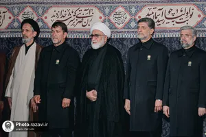 آئین خطبه&zwnj;خوانی شب عاشورا در حرم مطهر رضوی