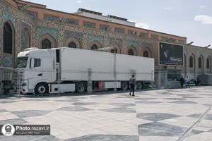 آماده&zwnj;سازی حرم مطهر رضوی در آستانه تشییع رهبر شهید انقلاب-2