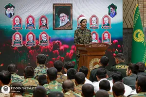 بزرگداشت مقام سرباز در حرم مطهر رضوی 