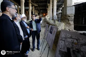 بازدید تولیت آستان قدس رضوی از فعالیت&zwnj;های عمرانی حرم مطهر