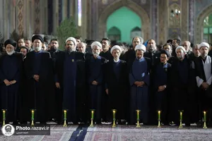 آئین خطبه&zwnj;خوانی شب شهادت امام حسین (ع) در حرم مطهر رضوی