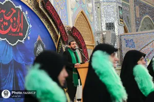 آیین معنوی &laquo;شیرخوارگان حسینی&raquo; در حرم مطهر رضوی