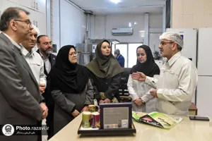 بازدید رئیس سازمان ملی استاندارد از شرکت صنایع غذایی رضوی