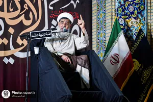 عزاداری شام اربعین حسینی ویژه زائران عرب&zwnj;زبان حرم مطهر رضوی