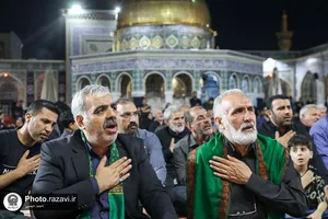 عزاداری هیأت&zwnj;های مذهبی استان سیستان و بلوچستان در حسینیه حرم