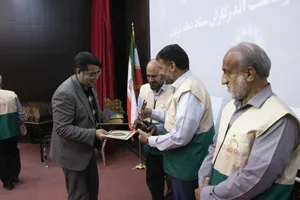 مراسم تکريم و معارفه مدير کانون&zwnj;های خدمت رضوی استان کرمانشاه/ گزارش تصویری