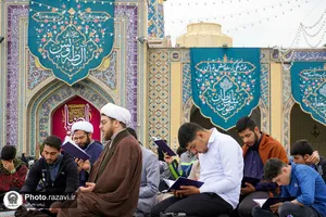 حال و هوای حرم مطهر رضوی در شب میلاد امام رضا علیه&zwnj;السلام