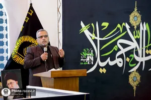 عزاداری هیئت&zwnj;های استان گلستان در حرم مطهر رضوی