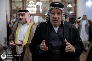 استقبال از شیوخ عشایر عراق در فرودگاه شهید هاشمی&zwnj;نژاد مشهد-۲
