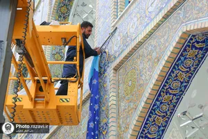 آماده&zwnj;سازی حرم مطهر رضوی در دهه کرامت