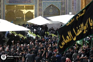 عزاداری روز شهادت امام رضا علیه&zwnj;السلام در حرم مطهر رضوی-2