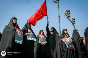 تشییع پیکر شهید نیلفروشان در مشهد