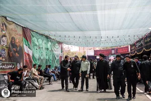 صیانت یگان حفاظت از مواکب اطراف حرم مطهر رضوی
