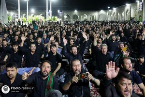 عزاداری هیأت&zwnj;های مذهبی مهاجرین افغانستانی در حرم مطهر رضوی