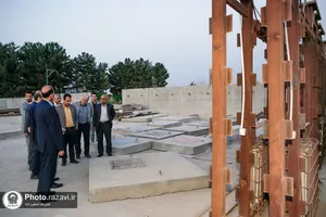 بازدید رئیس مرکز تحقیقات وزارت راه، مسکن و شهرسازی کشور از کارخانه هبلکس رضوی