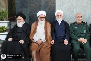 مراسم چهلم شهدای خدمت در حرم مطهر رضوی-2