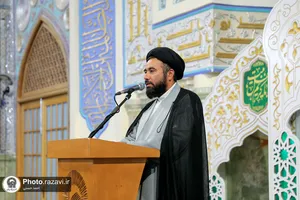 مراسم شب میلاد امام حسن مجتبی علیه السلام در حرم مطهر رضوی