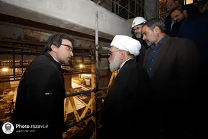 بازدید تولیت آستان قدس رضوی از پروژه&zwnj;های عمرانی حرم مطهر
