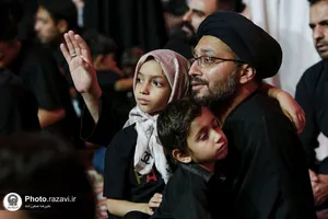 عزاداری هیئات مذهبی استان سمنان در حسینیه حرم