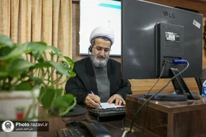 پاسخگویی تلفنی مدیران آستان قدس رضوی به مخاطبان سامانه ١٣٨