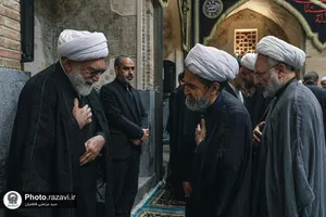 عزاداری دهه اول محرم با حضور تولیت آستان قدس رضوی